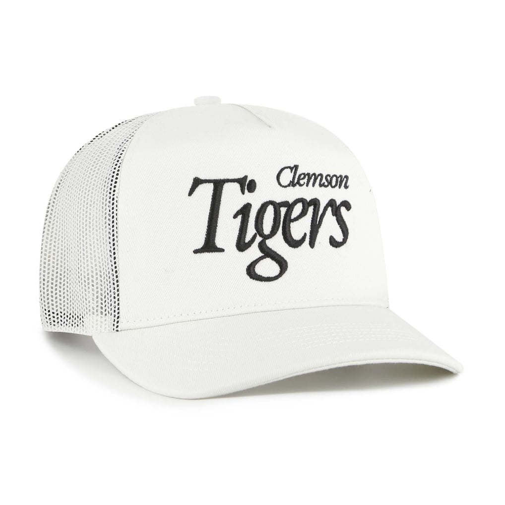  Clemson Tigers '47 Unisex Foundation Script Adjustable Trucker Hat - Cream